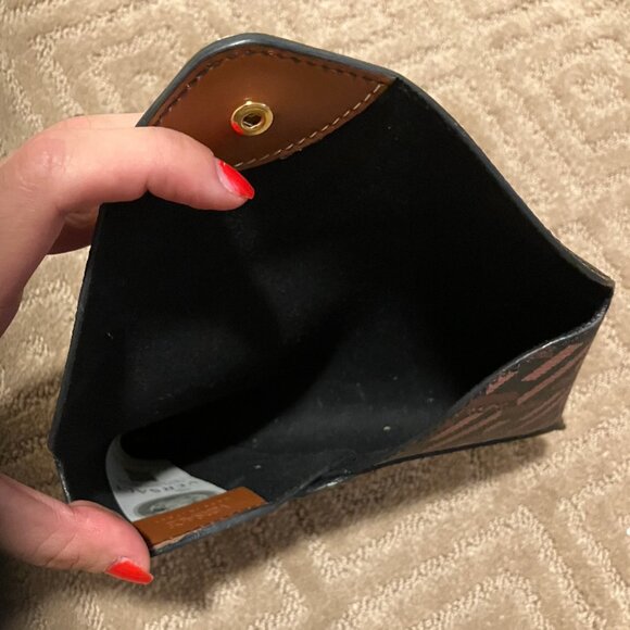 AUTHENTIC Versace Brown & Black Wristlet - Picture 4 of 5